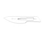 GIMA roestvrijstalen messen N. 24 steriel - Pack 100 stuks, Product Afbeelding 10
