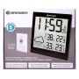 Bresser Temeotrend JC Horloge murale LCD Weather, noir