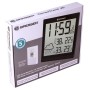 Bresser Temeotrend JC Horloge murale LCD Weather, noir