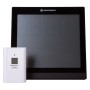 Bresser Temeotrend JC Horloge murale LCD Weather, noir