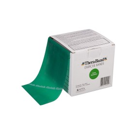 THERA-BAND ELASTICKÝ PÁS 45 m.  x 15 cm. ZELENÁ - STŘEDNĚ SILNÁ