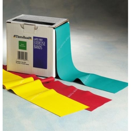 TAŚMA ELASTYCZNA THERA-BAND 22,85 m. x 10 cm - BEZ LATEKSU -