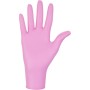 Disposable nitrile gloves powder-free NITRYLEX PINK- 100 pcs.