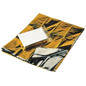 Couverture d’urgence avec drap isotherme
