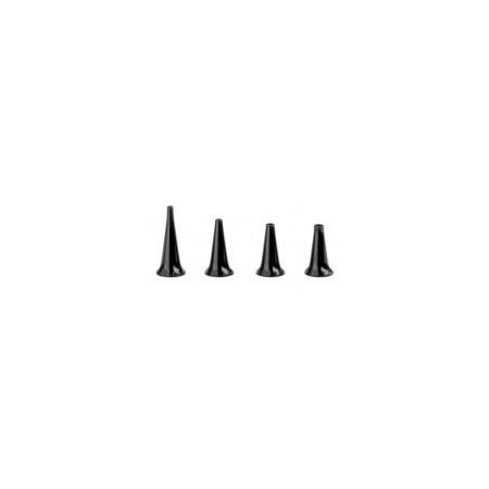 Set de spéculums réutilisables (noir) pour otoscopes BETA200, K 180, mini3000, mini3000 F.O.