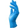 VAM Gants jetables en nitrile non poudrés bleus ultra doux - 100 pcs.