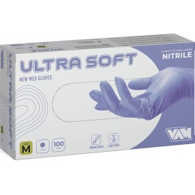 Lila pormentes nitril eldobható kesztyű VAM Ultra Soft - 100 db.