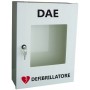 Hvidt defibrillatorskab