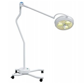 Lampe halogène Scialitica avec 3 lumières sur lampadaire Rimsa Tris