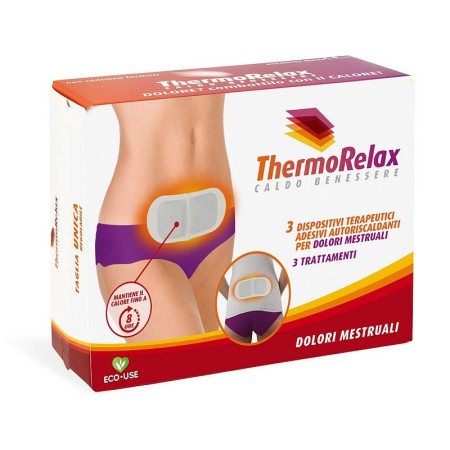 Zelfverwarmend zelfklevend therapieapparaat ThermoRelax voor menstruatiepijn