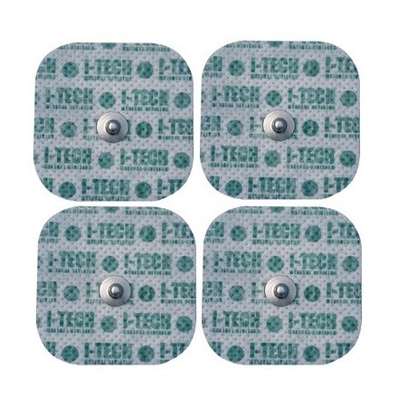 Elettrodi pregellati per elettrostimolazione 48x48 a bottone - 4 pz.