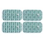 Électrodes pré-gélifiées pour l’électrostimulation bouton 50x90 - 4 pcs.