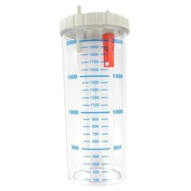 Komplettes autoklavierbares 2-Liter-Operationsgefäß (max. 120 °C) für neue Askir-, neue Aspiret- und neue Hospivac-Aspiratoren