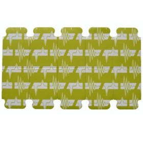 Stamp electrodes for ECG Fiab 23x34 mm for radiolucent alligator F3002ECG wires - Pack of 100 pcs.