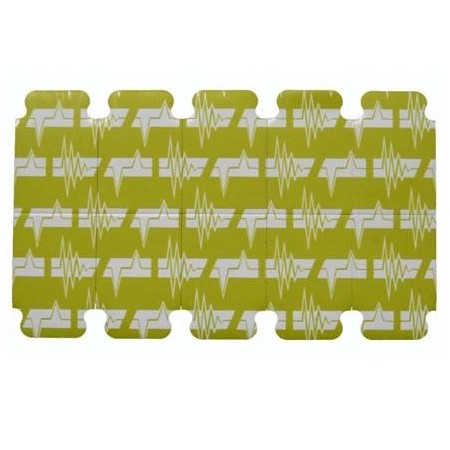 Elettrodi tipo francobollo per ECG Fiab 23x34 mm per cavetti a coccodrillo F3002ECG radiotrasparenti - Conf. 100 pz.