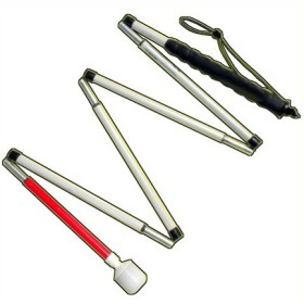 Grafietstok met roterende punt (rollerball) en handvat ZWART