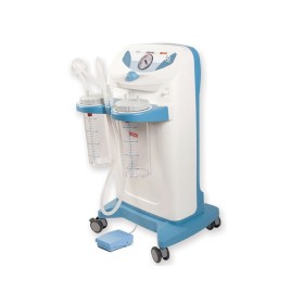 Aspiratore hospi plus full mpr 2 vasi da 5 l 230v + pedale e regolatore di flusso