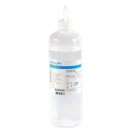 Soluție salină sterilă Ecolav NaCl 0,9% 500 ml - 1 buc.