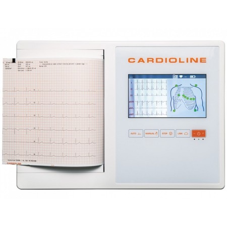 CARDIOLINE ECG200L Elektrokardiograf med EasyAPP-software og Glasgow-tolkning