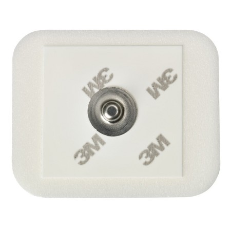 Förgelerade skumelektroder för EKG 37x33 mm 3M RED DOT 2228 - Förp. från 50 elektroder