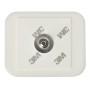 Prægelerede skumelektroder til EKG 37x33 mm 3M RED DOT 2228 - Pakke. fra 50 elektroder