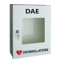 Hvidt defibrillatorskab