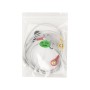 Cavo derivazioni ecg - 5 elettrodi a bottone - optional per 54300 - 1 pz.