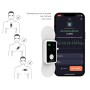 ECG cardiónico de 1 canal con fibrilación auricular y bluetooth