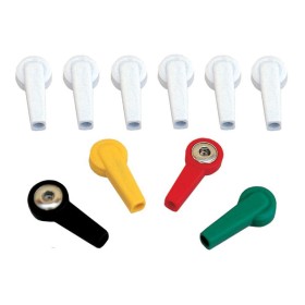 Kit di 10 adattatori ECG, da femmina 4 mm a clip