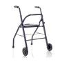 Rollator Pieghevole In Acciao Verniciato - 2 Ruote - Con Seduta E Cestino - Zeus