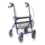 Opvouwbare Rollator Van Gelakt Staal - 4 Wielen - Dyone
