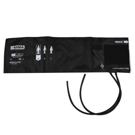 Obese + lung bracelet 2 tubes 62x17.5 cm -black nylon