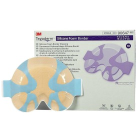 Tegaderm 3m pěnový obvaz se silikonovými okraji 15x17 cm - bal. 10 ks.