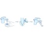 ADDY - Adattatore Univ.rapido per Hello Bidet e My Perfect Colon