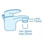 ADDY - Adattatore Univ.rapido per Hello Bidet e My Perfect Colon