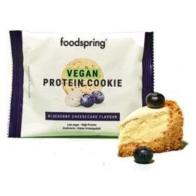Foodspring Protein cookie vegano cheesecake mirtillo - 50 g