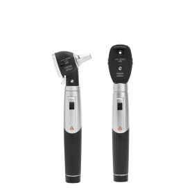 Set mini 3000 LED - Oftalmoscopio + Otoscopio (F.O.) + 2 Manici a batterie