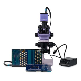 Microscopio stereoscopico digitale MAGUS Stereo D8TR LCD per riparazione elettronica