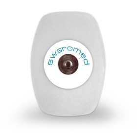 Elettrodi per ECG Stress Test Swaromed 50x36 mm con gel solido - Confez. da 50 elettrodi
