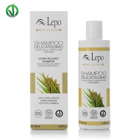 SHAMPOO DELICATISSIMO al succo di aloe, estratti di orzo e riso venere