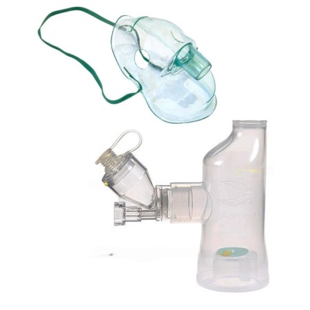 Aerogen Ultra Starter Kit con maschera, Adt monouso - 10 PZ