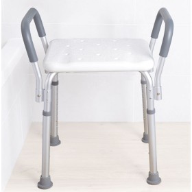 Backless shower seat with armrests Backless shower seat with armrests