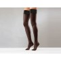 Calza autoreggente - s - forte compressione - nera - 1 paio