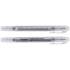 Dermatologischer Stift - Doppelspitze 0,5 und 1,0 mm - steril - Packung. 100 Stk.