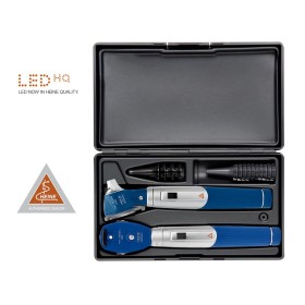 Set heine mini 3000 led direct oto + oftalmoscopio - blu -d-872.11.021 - 1 pz.